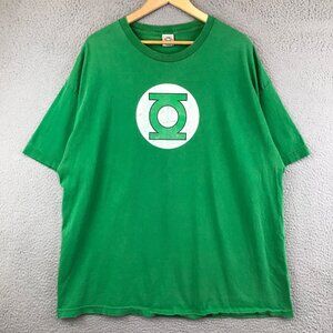 DC Comics Green Lantern T-Shirt Men's XL Short Sleeve Graphic Logo Green